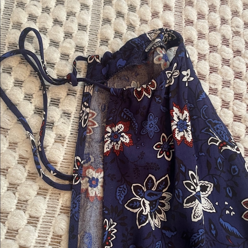 Thakoon Navy Lotus Printed Dress - Picture 5 of 16